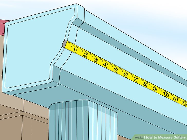 measuring and fitting new guttering